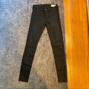 Rag and bone black skinny jeans